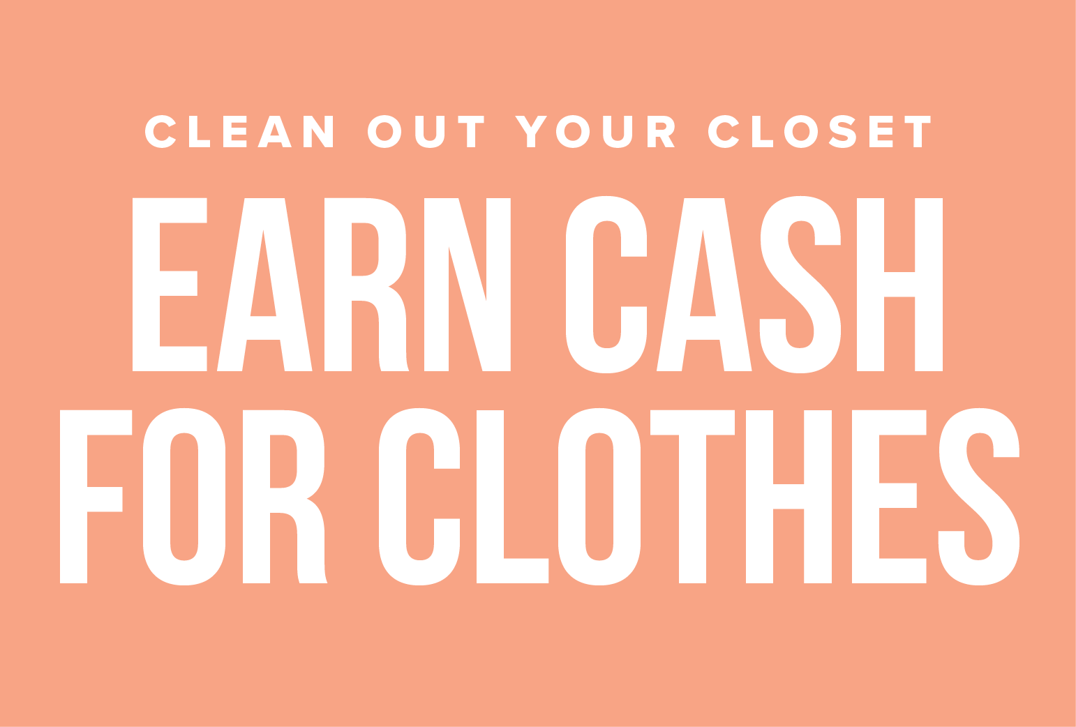 earn cash for clothes